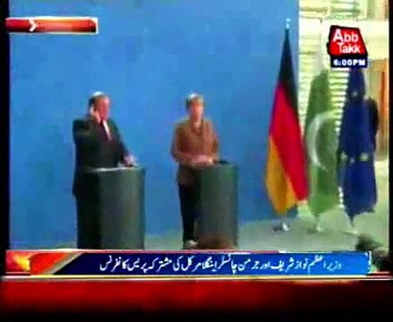 PM Nawaz meets Angela Merkel, discusses various issues