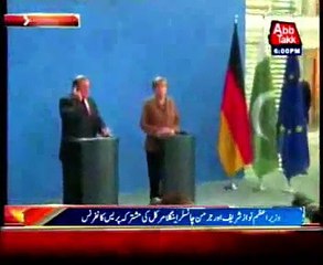 PM Nawaz meets Angela Merkel, discusses various issues