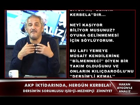 HAKAN AYGÜN ANALİZ DERSİM KERBELA 11 KASIM (SALI)