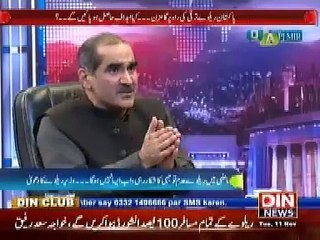 Q & A with PJ Mir (Wafaqi Wazir Railways Khawaja Saad Rafiq Ki Khasusi Guftgu) 11 November 2014