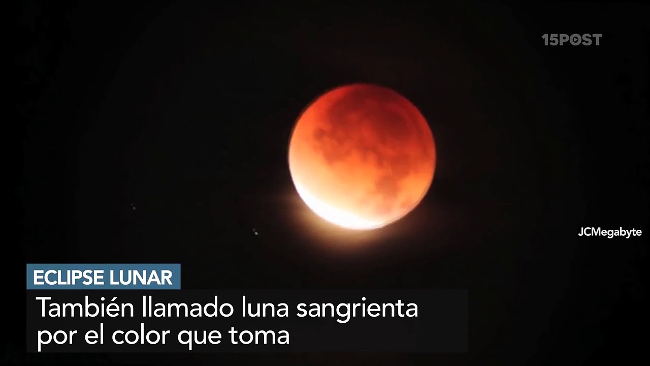 Selenelion, el extraño eclipse de luna roja
