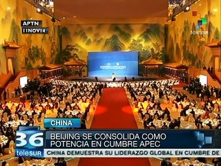 China se consolida como potencia mundial en APEC 2014