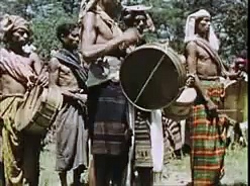 Loro-Sai dance in Ainaro, Timor, 1953