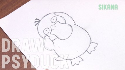 How to Draw Psyduck from Pokemon