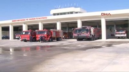Elazığ Havalimanı'nda Yangın Tatbikatı