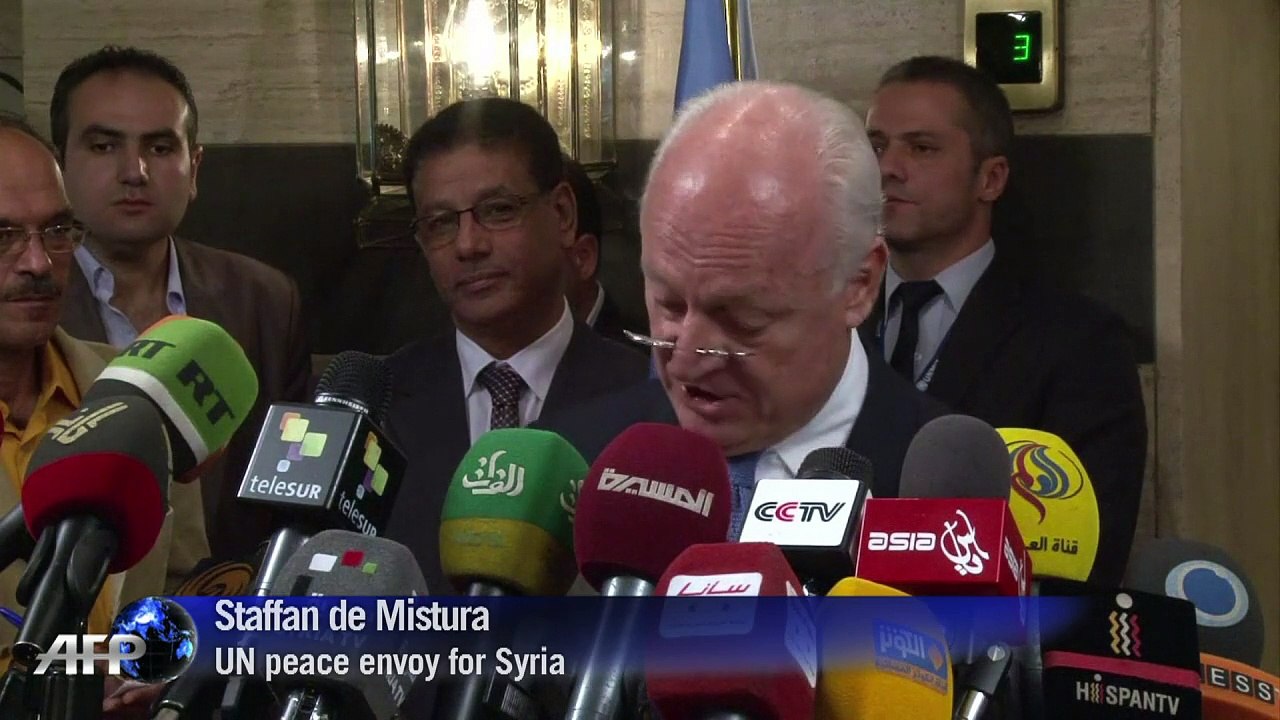 UN Syria envoy pushes for freeze on fighting in Aleppo