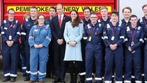 Kate Middleton shows off healthy glow and her bump during refinery tour with Prince William