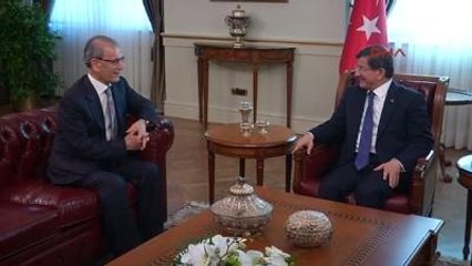 Başbakan Davutoğlu, Kerkük Valisi Kerimi'yi Kabul Etti
