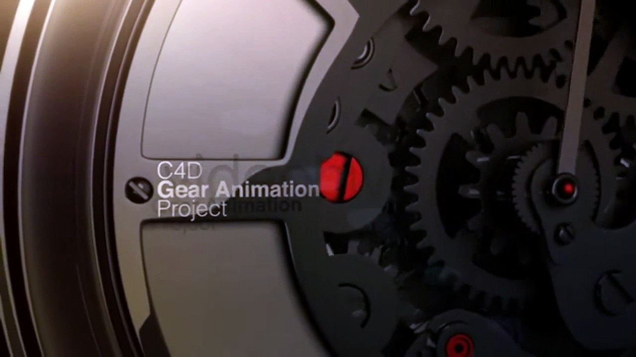 Clock Gear | Cinema 4D Template | Project Files - Videohive