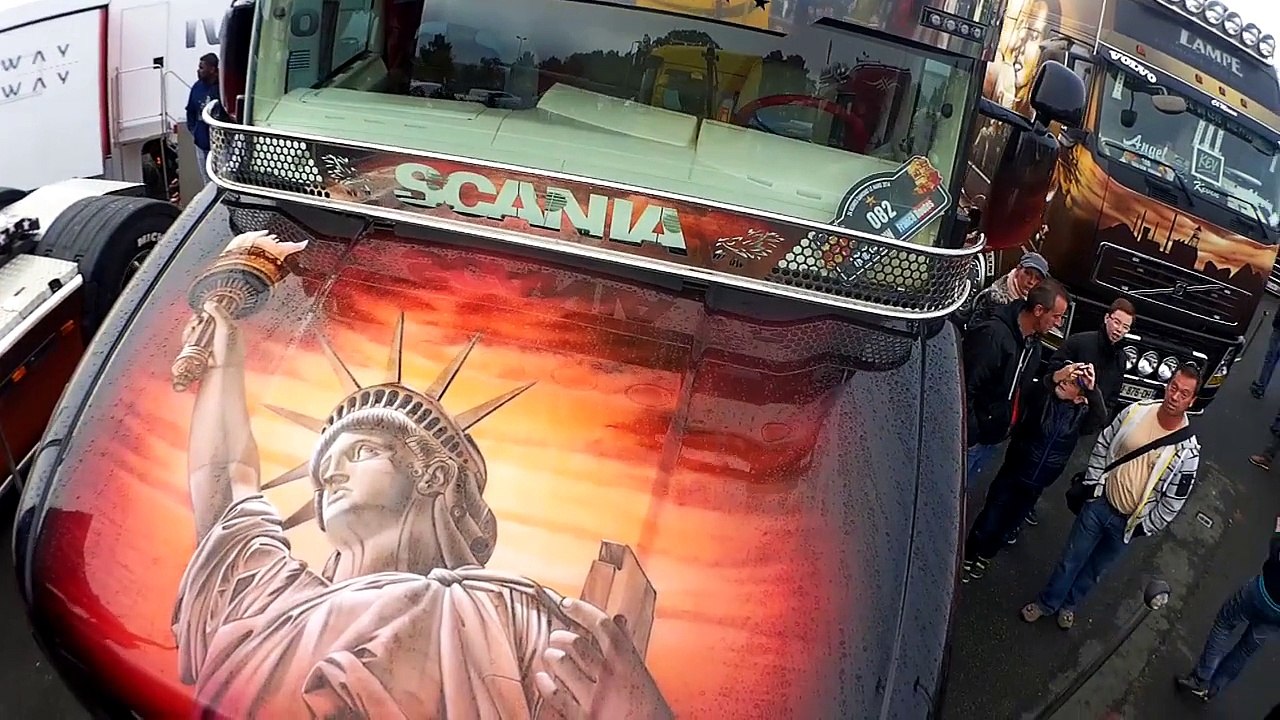 24 Heures camions 2014- Exposition de camions décorés