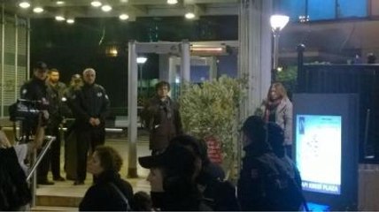 İstanbul'da Zeytin Dallı Protesto