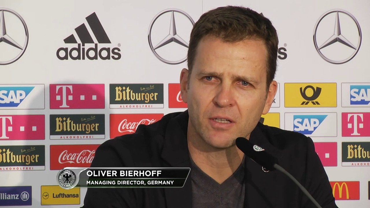 Bierhoff: 'Können nie mit Traum-Elf spielen''