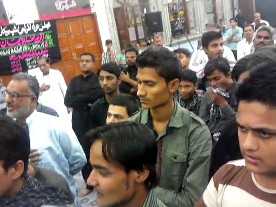 anjuman daste ali a.s recite noha at anjuman e zafruleman shabedari