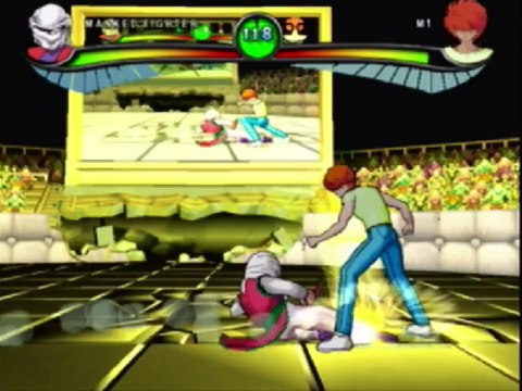 Genkai The Masked Fighter VS M1 In A Yu Yu Hakusho Dark Tournament Match / Battle / Fight