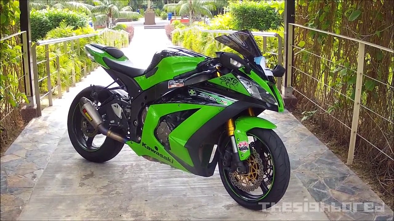 Kawasaki Ninja ZX10R - Akrapovic Egzos - Araba Tutkum