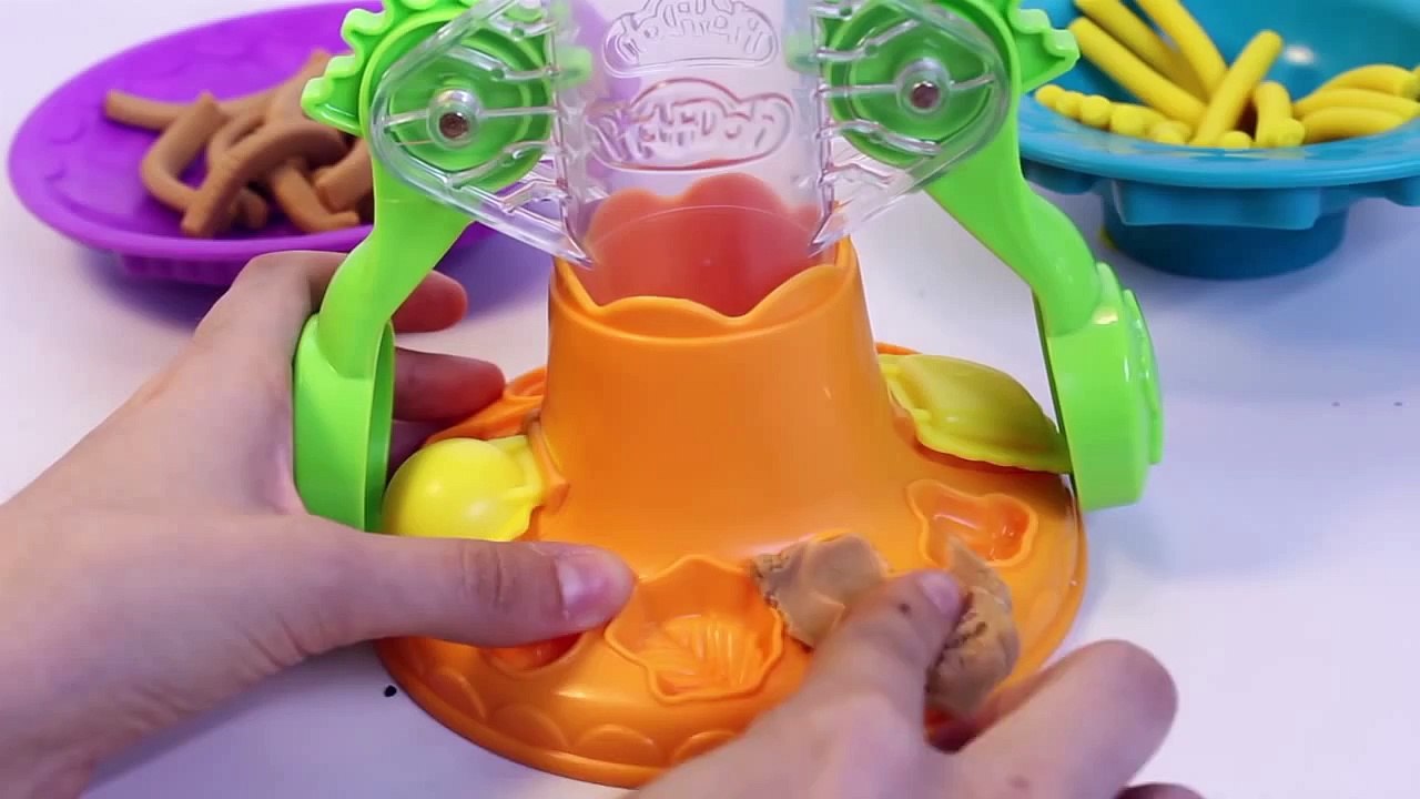 Play Doh Spaghetti Factory How to Make Playdough Pasta Machine Playdoh Spaghetti Playset Hasbro Toys