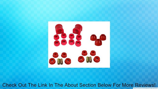 Jeep Wrangler YJ Front Poly Swaybar Set and F/R Trackbar and Tie Rod Bushing Kit Review