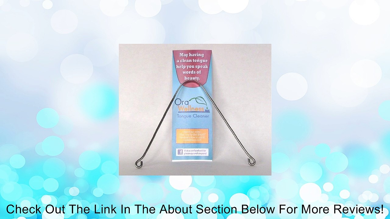 OraWellness tongue cleaner - stainless steel Review