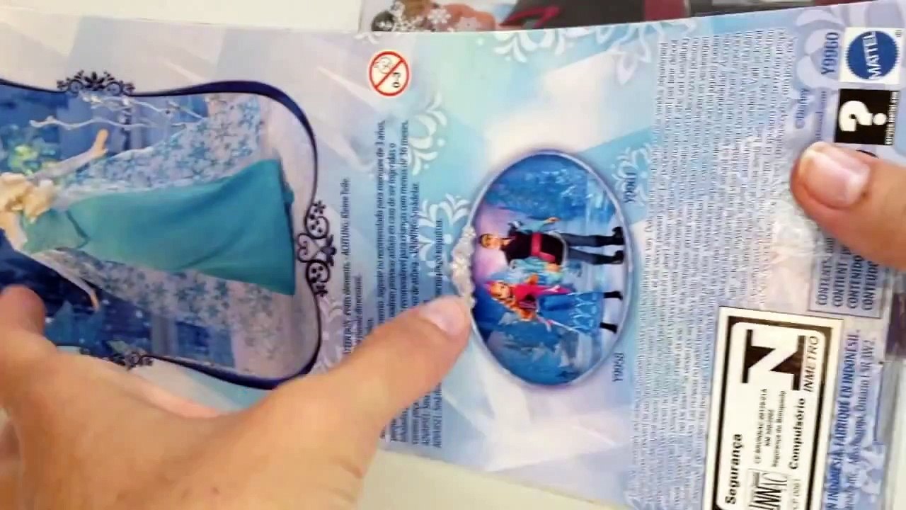 Frozen Dolls Queen Elsa of Arandelle and Kristoff The Snow Queen Mattel Frozen Dolls Toys Unboxing