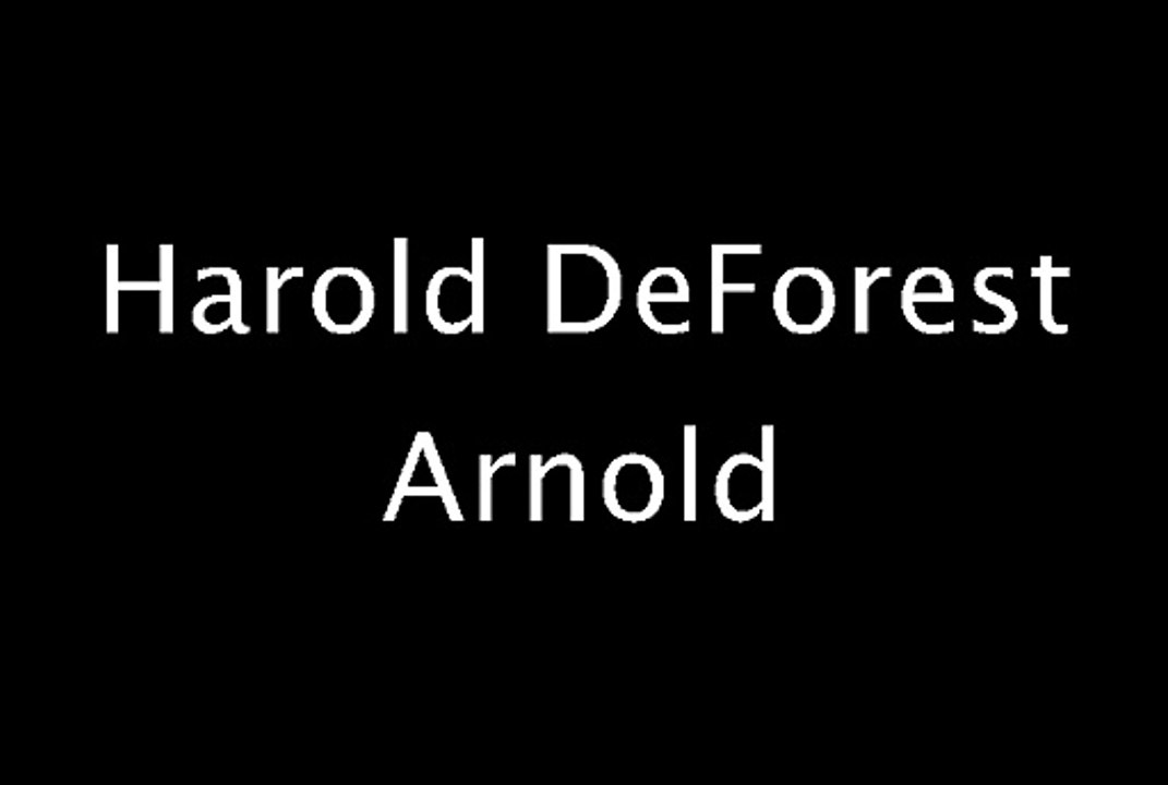 Harold DeForest Arnold