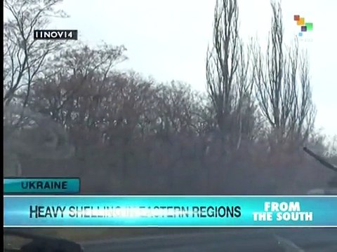 Heavy shelling continues in East Ukraine