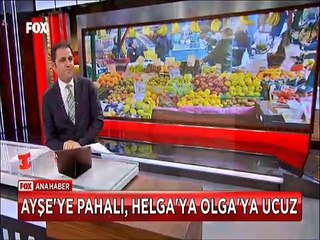 Türkiye'nin Meyve Sebzesi Ayşe'ye pahalı Helga ve Olga'ya ucuz