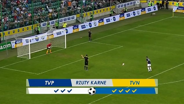 Awesome penalty kick, Maciek Adamiak rzut karny Wielki Mecz TVN-TVP