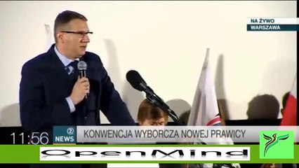 Przemysław Wipler / Konwencja Wyborcza Nowej Prawicy (09.11.2014)