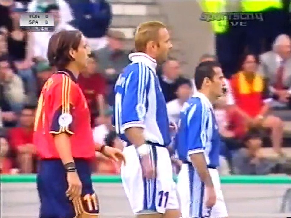 UEFA EURO 2000 Group C Day 3 - Yugoslavia vs Spain