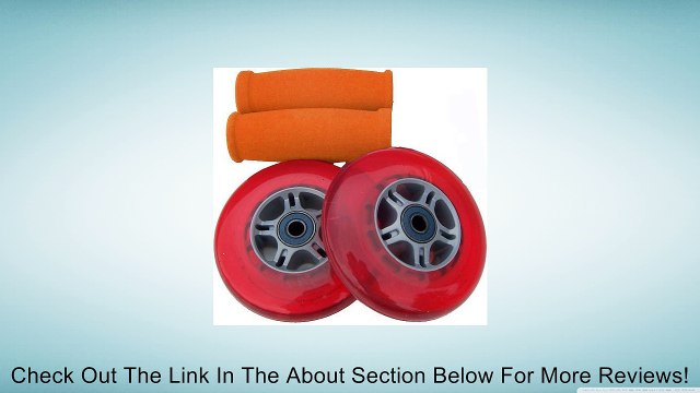 RED Replacement Razor Scooter WHEELS, BEARINGS, GRIPS Review