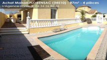A vendre - maison/villa - FLORENSAC (34510) - 4 pièces - 87m²