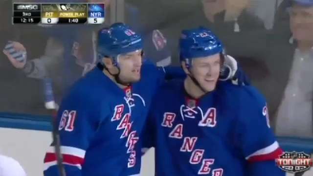 Rangers Cool Off Red-Hot Penguins