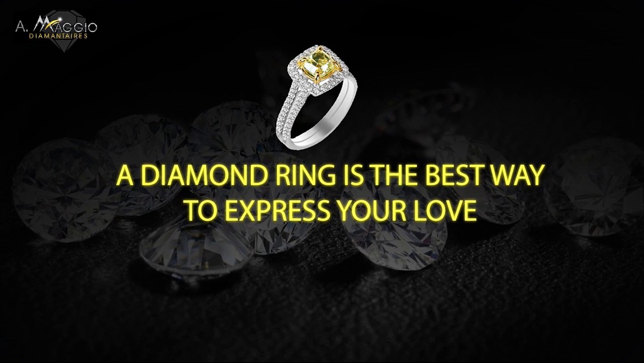A Diamond Ring is the best way to express your love - Amaggio.com