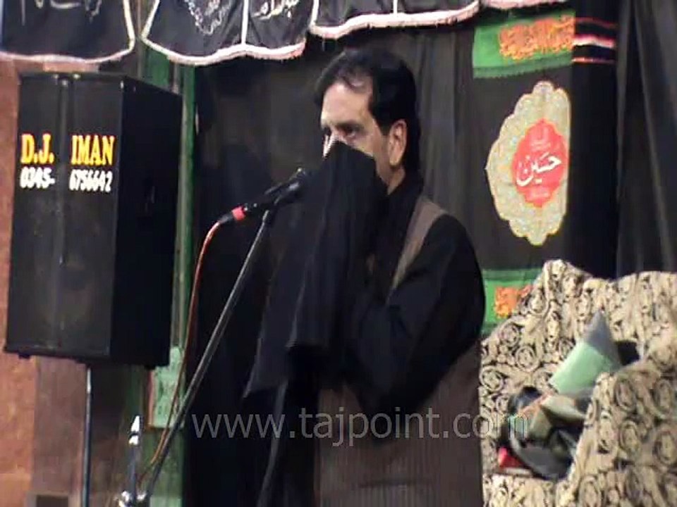 Zakir Syed Zagham Abbas of Tiba Bote Shah 7 Muharam 2014-15 Sialkot Bramdagi Markazi Jaloos