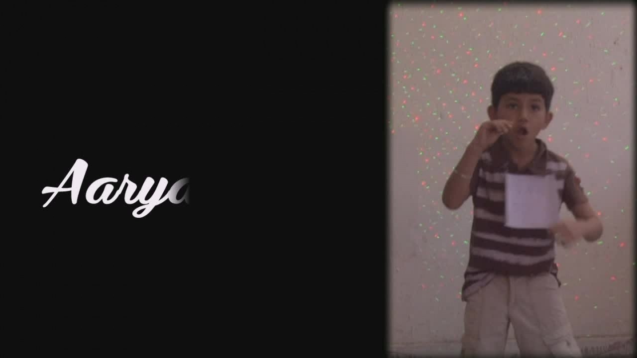 Aaryan - Moxx Music Dancing Auditions - Oct 2014