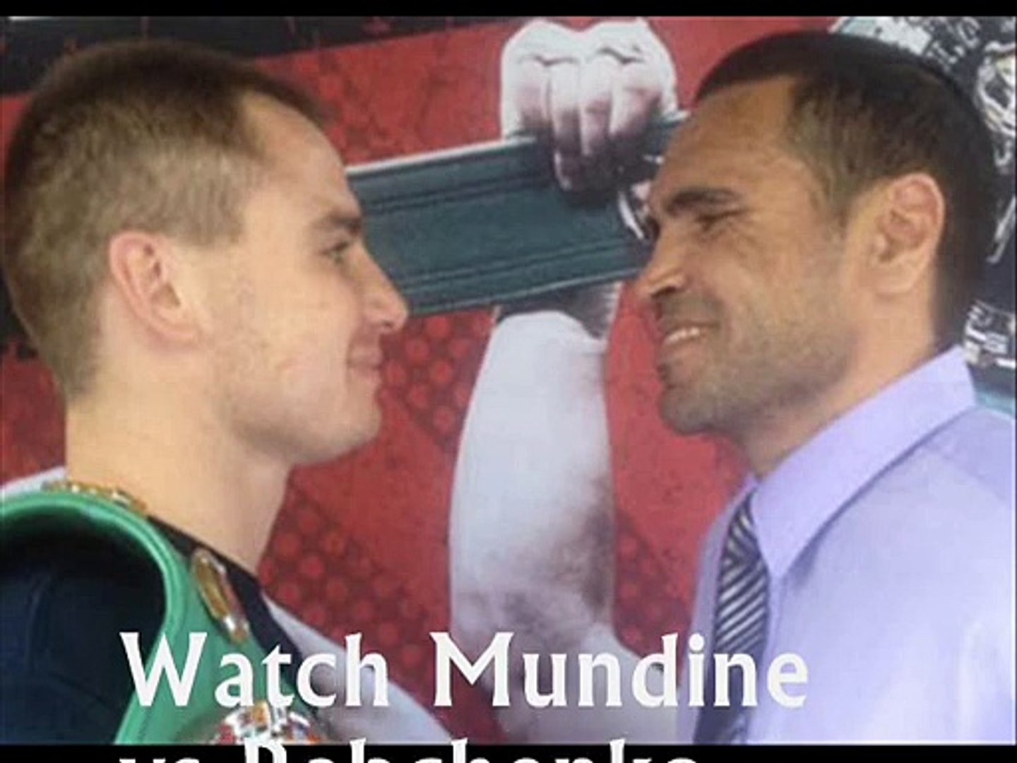⁣Live Boxing Anthony Mundine vs Sergey Rabchenko