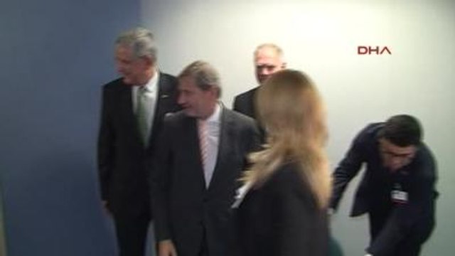 AB Bakanı ve Baş Müzakereci Volkan Bozkır, AB Komiseri Hahn ile Görüştü