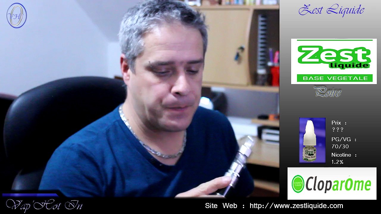 VapHotIn - Test Liquide # 78 - Zest Liquide - Poire