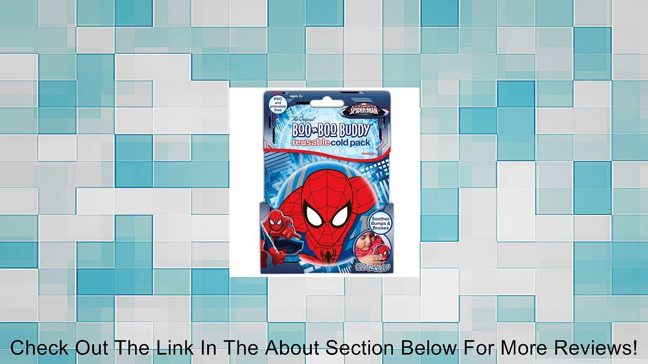 MARVEL REUSABLE BOO BOO BUDDY COLD PACK ULTIMATE SPIDER-MAN (PACKAGE DESIGNS MAY VARY SLIGHTLY) Review