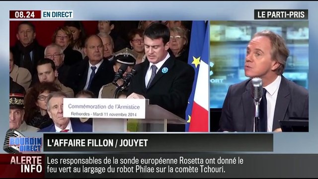 Le parti pris d'Hervé Gattegno: Affaire Fillon-Jouyet: Manuel Valls ne veut pas défendre l'Elysée, on le comprend ! - 12/11