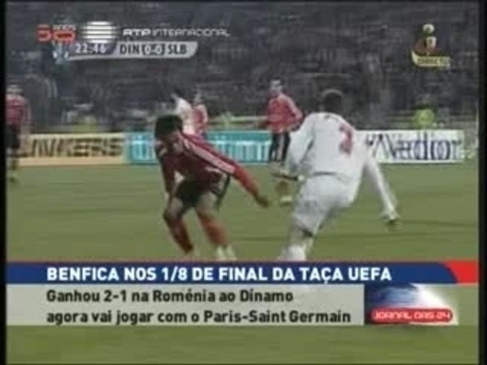 Dinamo 1-2 benfica