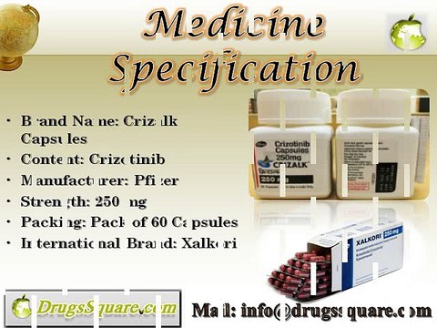 Buy Crizotinib Xalkori 250 mg Capsules Online