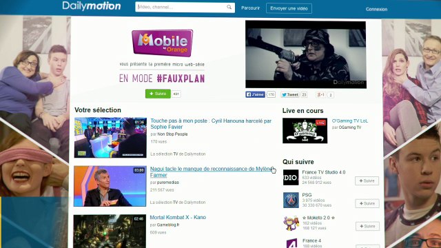 Showreel formats display