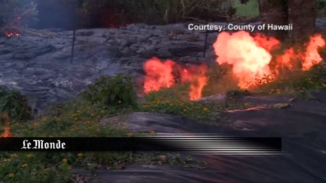 A Hawaï, la lave du Kilauea avance vers des habitations