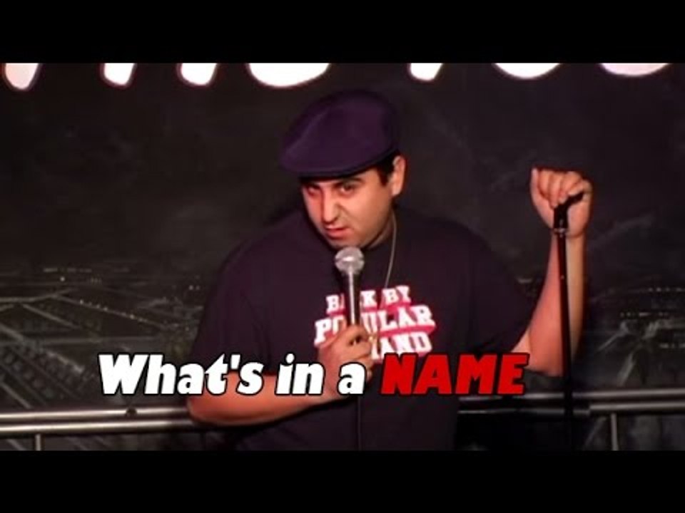 Stand Up Comedy by Jeff Garcia - What's in a Name?