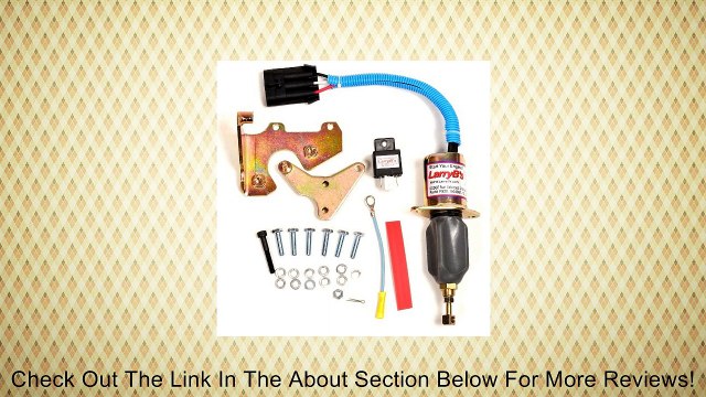 LarryB's FS20-FK-PRO DODGE DIESEL FUEL SHUT OFF SOLENOID MECHANICS COMPLETE FIX KIT Review