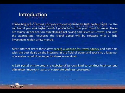 Corporate B2B – B2C Travel Portal Development Company in India