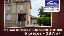 A vendre - maison - ROMILLY SUR SEINE (10100) - 6 pièces - 137m²