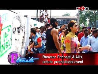 KIll Dil team's painting for promotions!