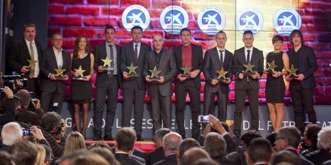 Protagonisme blaugrana a la Gala de les Estrelles del Futbol Català